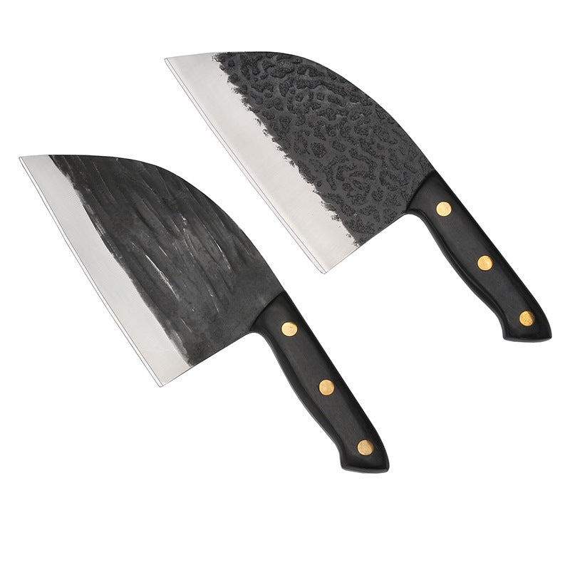 Forged Hammered Stainless Steel Kitchen Knife For Meat And Vegetables