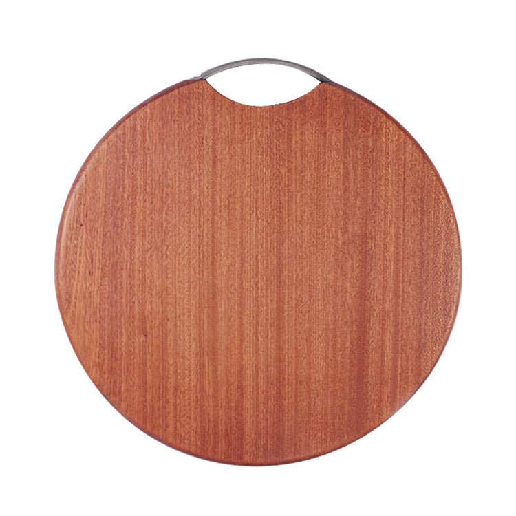 Japanese Ebony Solid Wood Circular Cutting Board Crack-Resistant