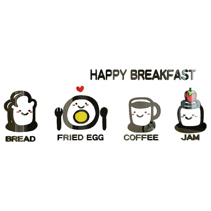 Cute Minimalist Kitchen Decoration Wall Sticker