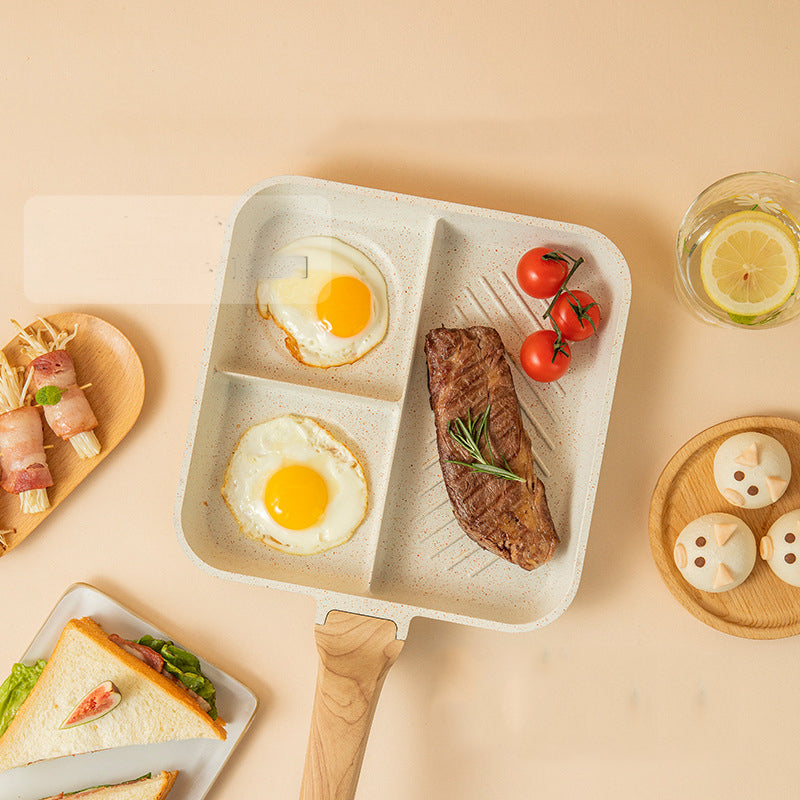 Medical Stone Nonstick Frying Pan For Eggs Omelets Steaks