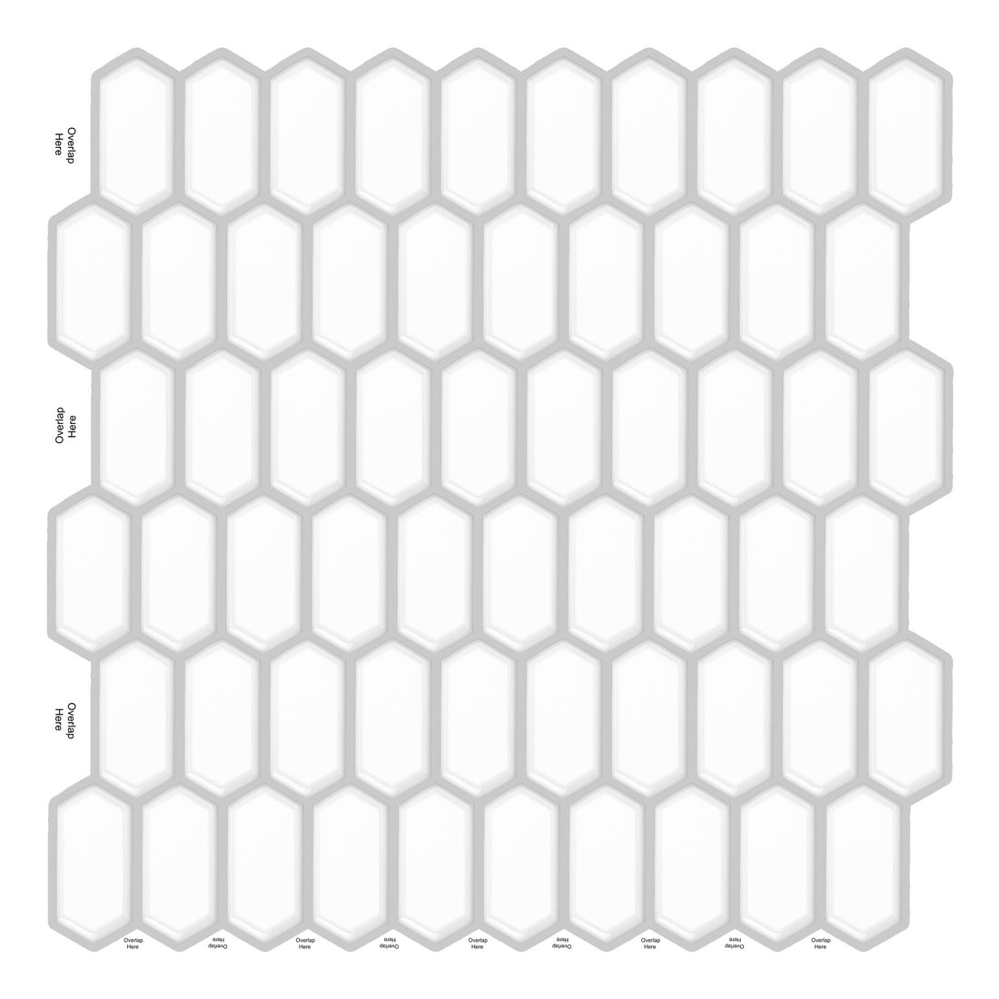 3D Self-adhesive Crystal Epoxy Wall Stickers For Kitchen Decor
