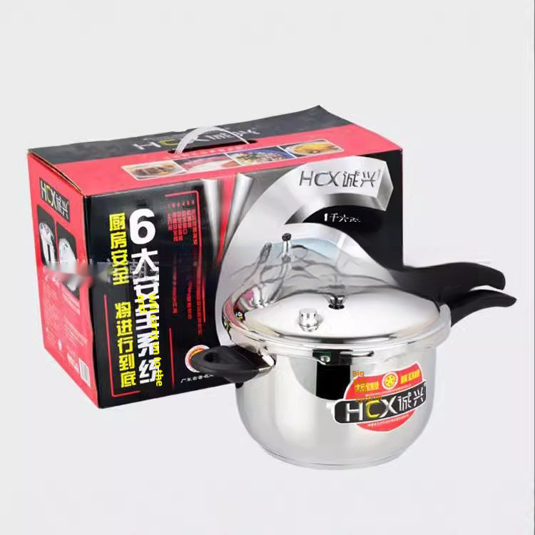 304 Stainless Steel High Pressure Cooker For Gas And Induction