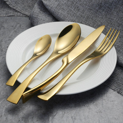 Household Stainless Steel Cutlery Four-Piece Set