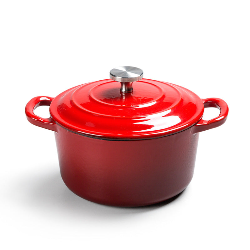 Enamel Cast Iron Universal Stock Stew Pot