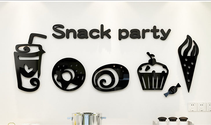 Cute Minimalist Kitchen Decoration Wall Sticker