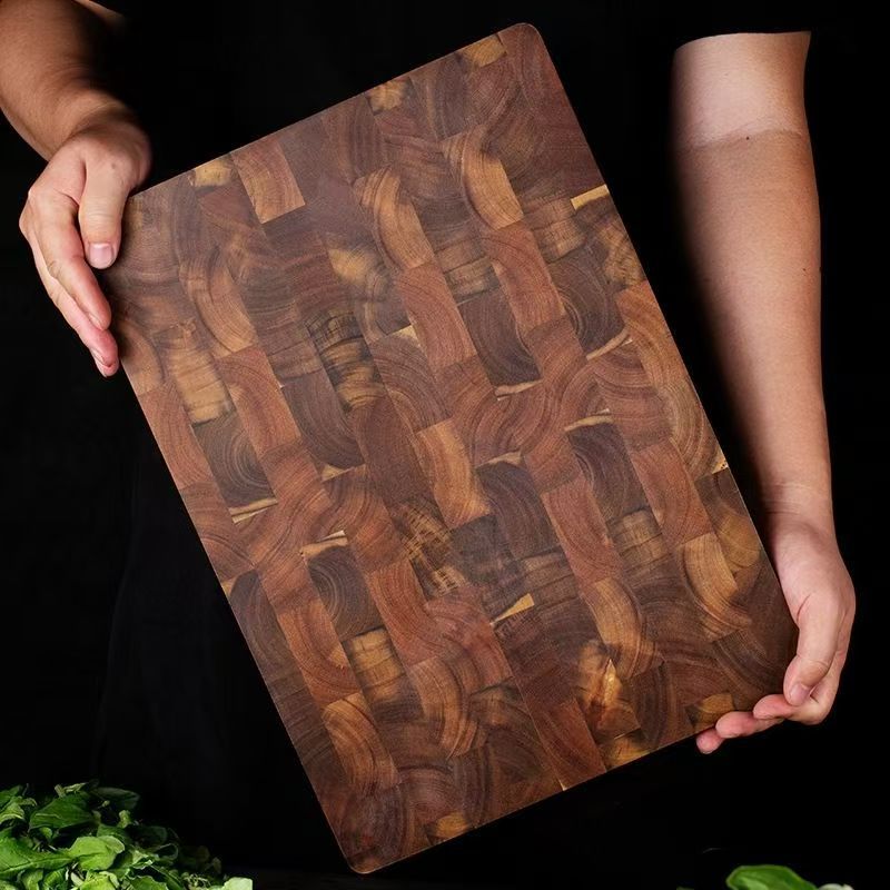 Acacia Mangium Solid Wood Chessboard Grid Cutting Board