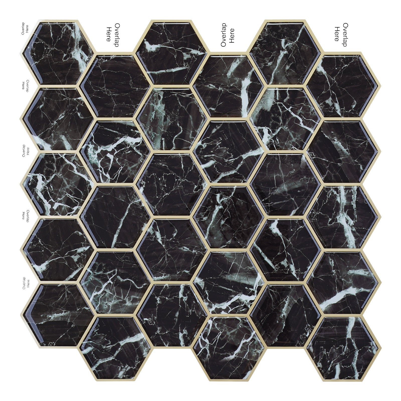 3D Self-adhesive Crystal Epoxy Wall Stickers For Kitchen Decor