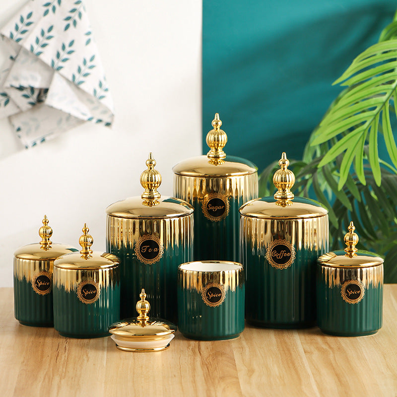 Ceramic Storage Tank Kitchen Decoration Storage