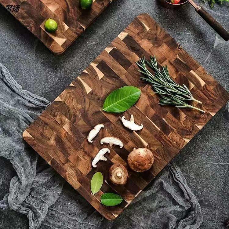 Acacia Mangium Solid Wood Chessboard Grid Cutting Board