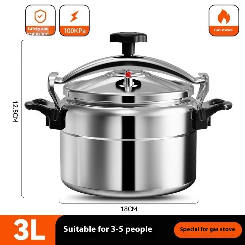 Large Capacity Explosion Proof Pressure Cooker For Home Gas Stove