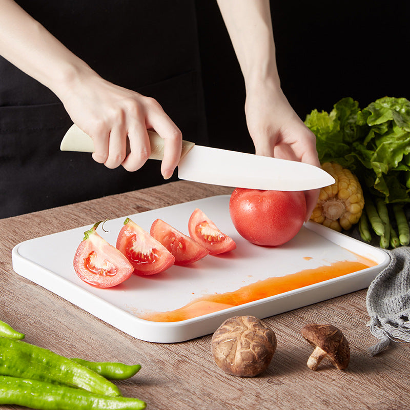 Double-Sided Plastic Kitchen Cutting Board For Fruit And Vegetables