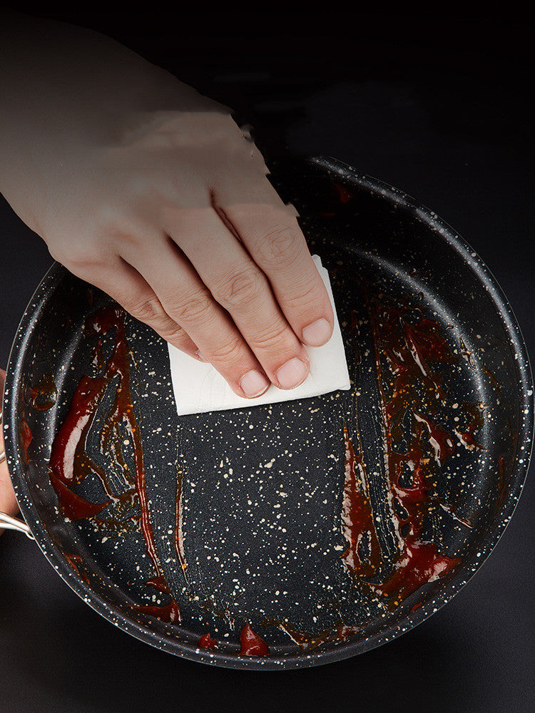 Alocs Medical Stone Nonstick Frying Pan With Folding Handle