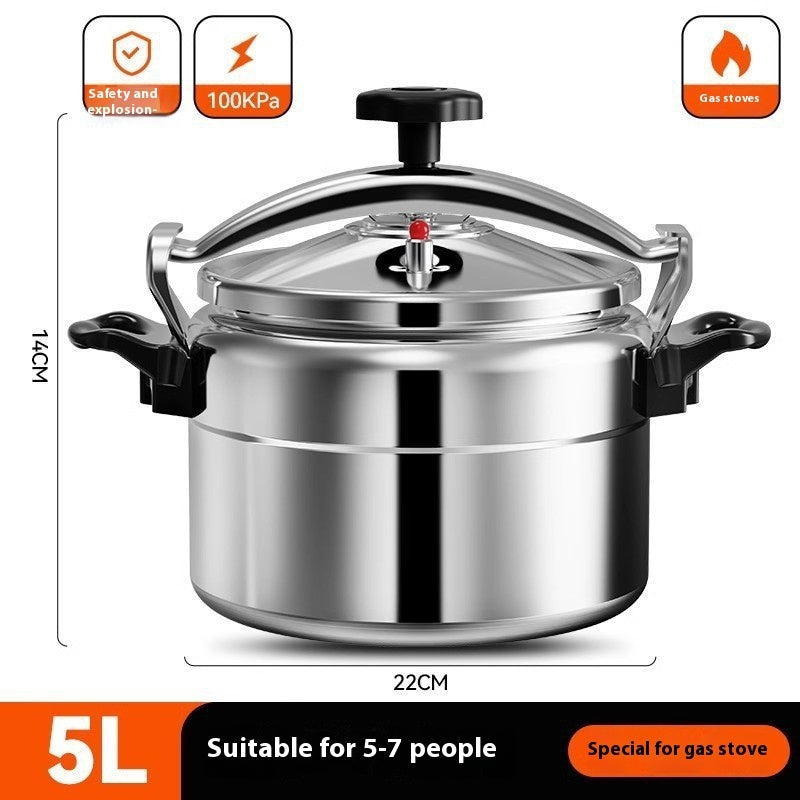 Large Capacity Explosion Proof Pressure Cooker For Home Gas Stove