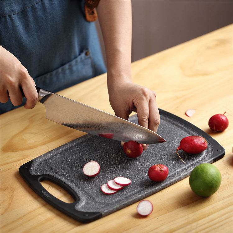 Three-Piece Hangable Imitation Marble PP Cutting Board Set