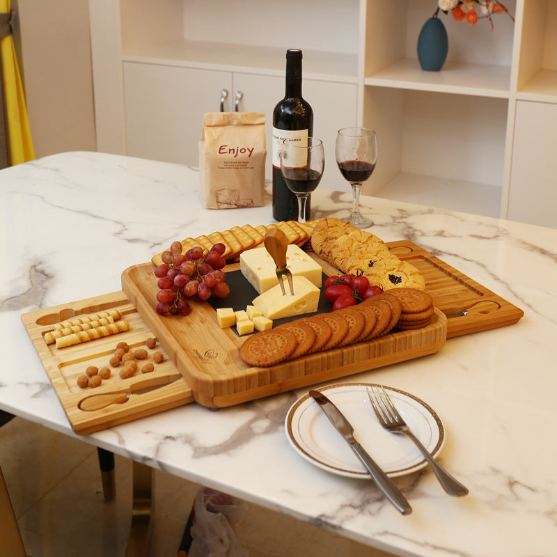 Nordic Wooden Serving And Cutting Board For Bread Cheese Pizza