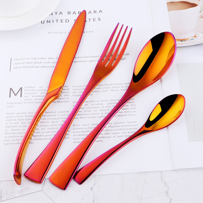 Household Stainless Steel Cutlery Four-Piece Set