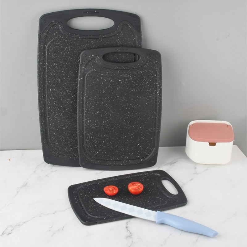 Three-Piece Double-Sided Wheat Straw Cutting Board Set
