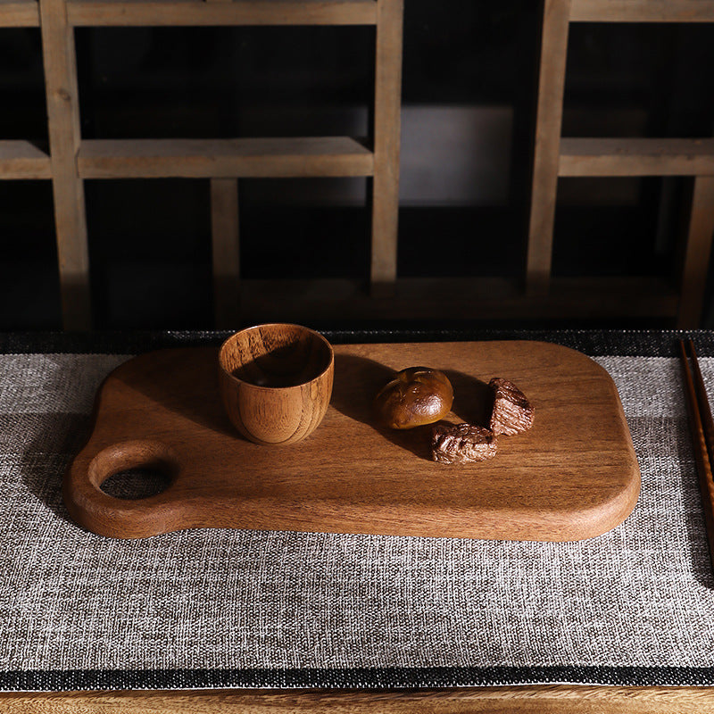 Ebony Solid Wood Kitchen Cutting Board For Household Use