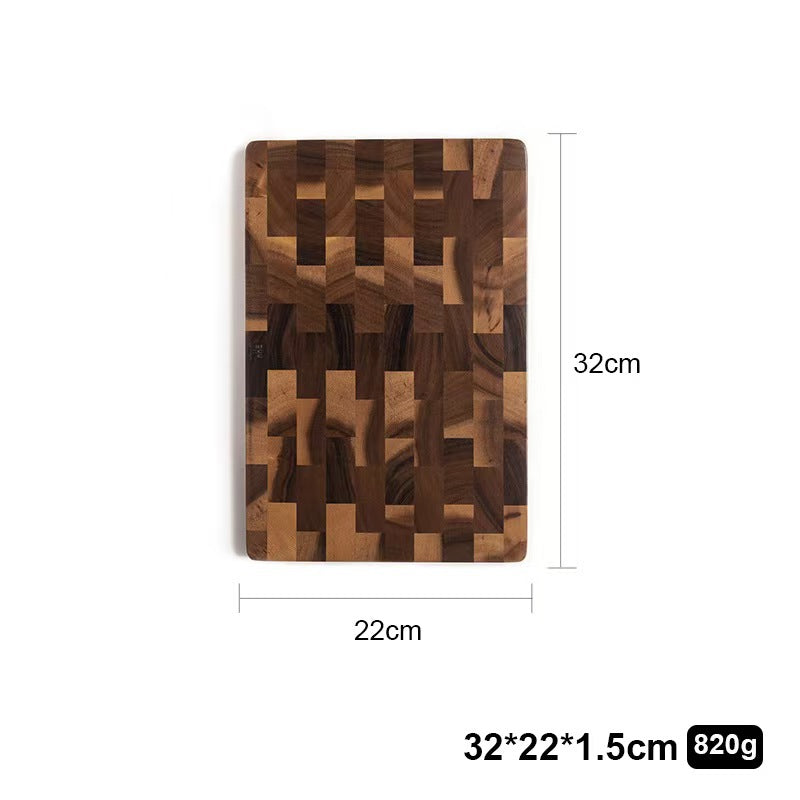 Acacia Mangium Solid Wood Chessboard Grid Cutting Board