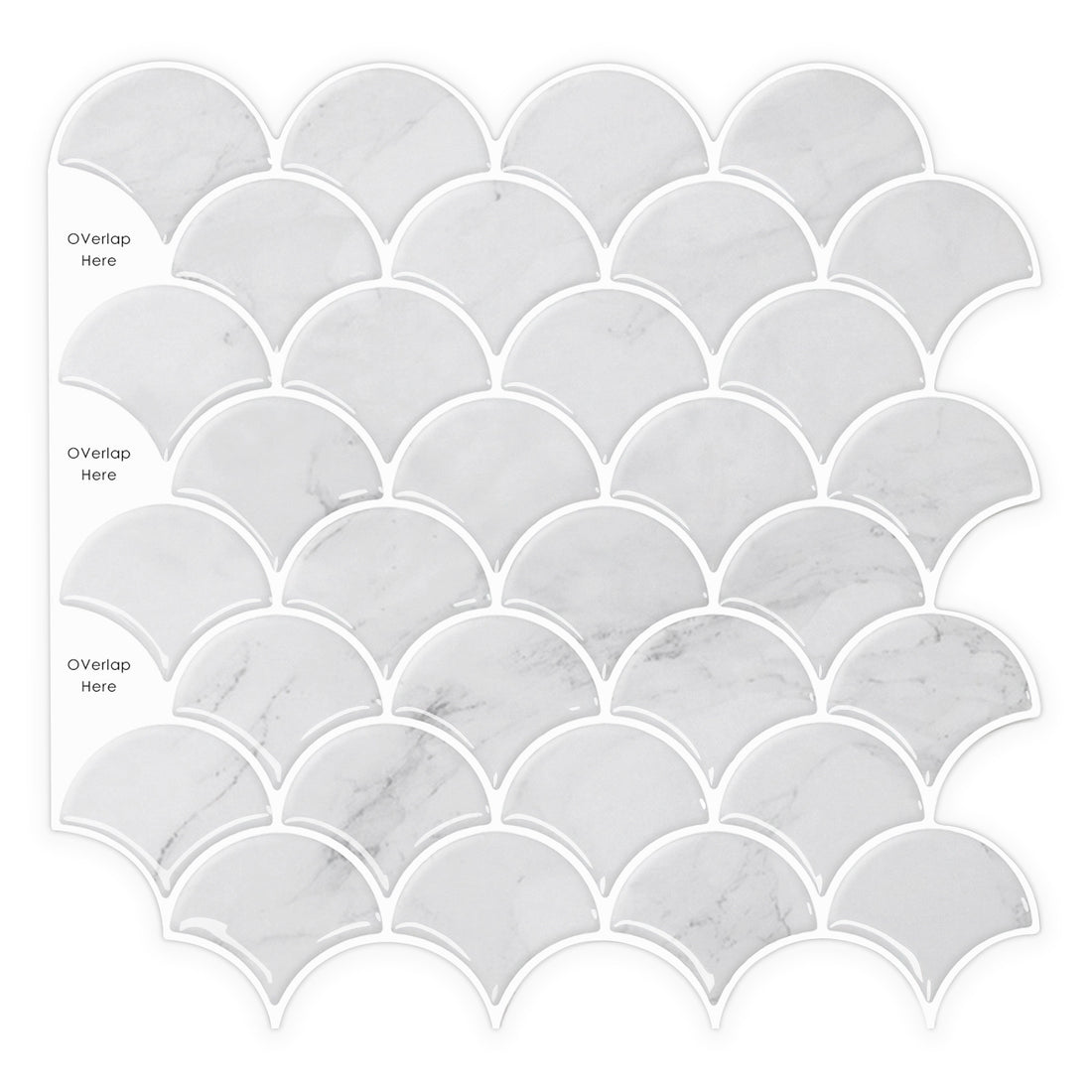 3D Self-adhesive Crystal Epoxy Wall Stickers For Kitchen Decor
