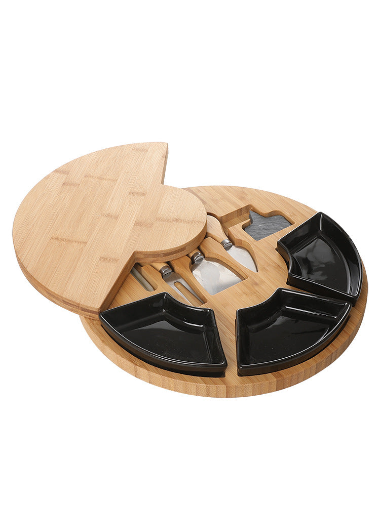 Nordic Wooden Serving And Cutting Board For Bread Cheese Pizza