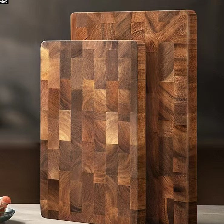 Acacia Mangium Solid Wood Chessboard Grid Cutting Board
