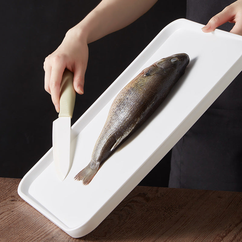 Double-Sided Plastic Kitchen Cutting Board For Fruit And Vegetables
