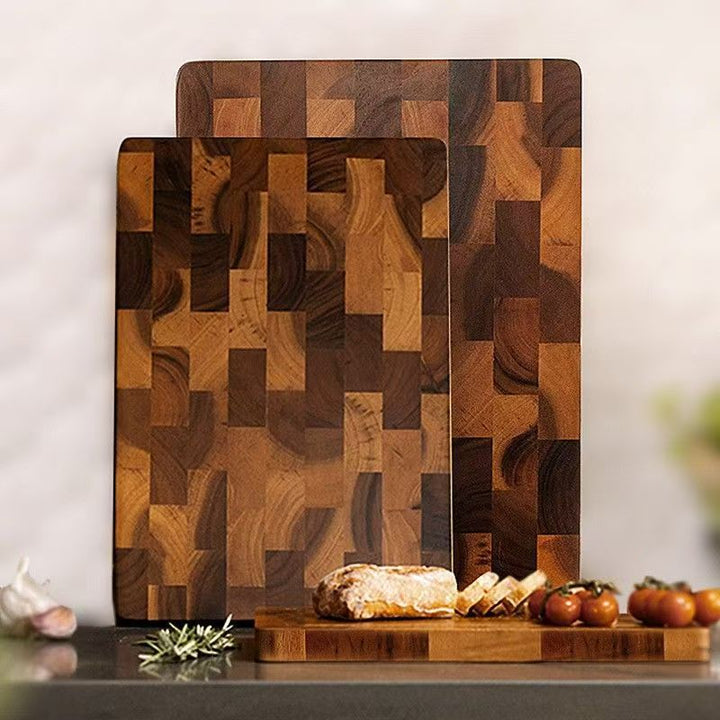 Acacia Mangium Solid Wood Chessboard Grid Cutting Board